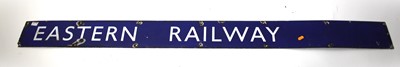 Lot 72 - An original BR eastern region "Eastern Railway"...