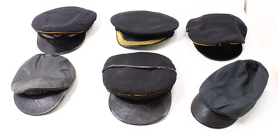 Lot 58 - Six railwayman's hats, all BR to include a...