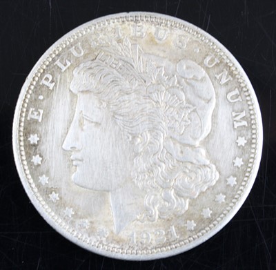 Lot 3111 - United States of America, 1921 Morgan dollar,...