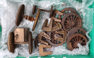 Lot 28 - A 3.5 inch gauge set of wheels for various...