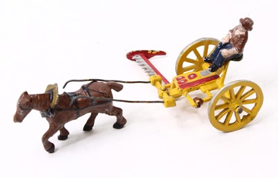 Lot 2052 - Wend-Al Toy, Horse-Drawn Grass Cutter,...