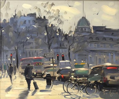 Lot 251 - Tom Hughes (b.1965) - Towards Trafalgar Square,...