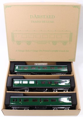 Lot 220 - Set of three Darstaed bogie coaches, Bullieid...