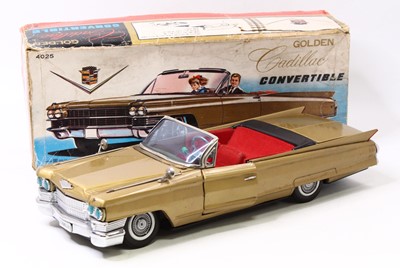 Lot 1952 - Bandai No.4025 Golden Cadillac Convertible,...