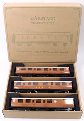 Lot 222 - Set of three Darstaed bogie coaches, LNER...