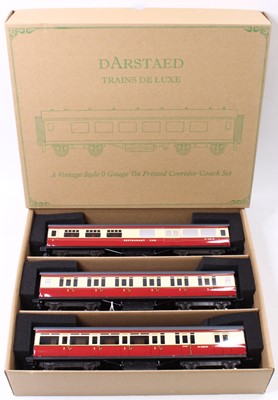 Lot 217 - Set of three Darstaed bogie coaches, BR...