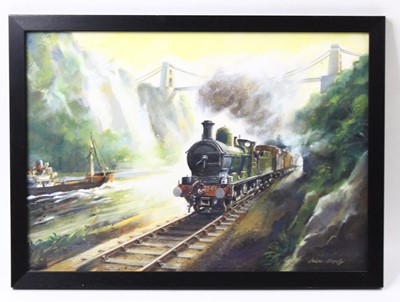 Lot 40 - John Hardy, Guild of Railway Artists, mixed...