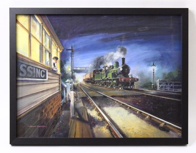 Lot 51 - John Hardy, Guild of Railway Artists framed...