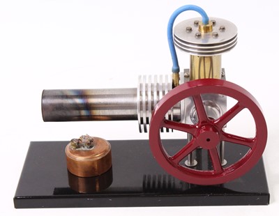 Lot 3 - A hot air steam engine, believed to be...