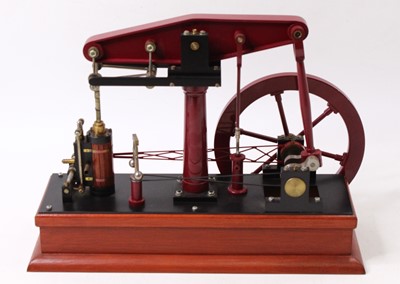 Lot 1 - A stationary beam engine, believed to be...