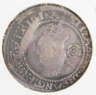 Lot 3119 - England, 1572 threepence, obv: Elizabeth I...