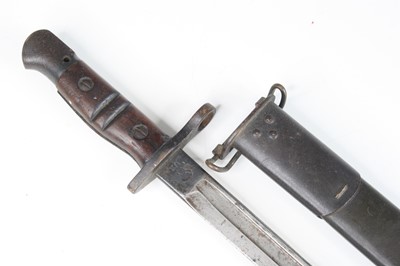 Lot 544 - A 1913 pattern Remington bayonet, the 43cm...