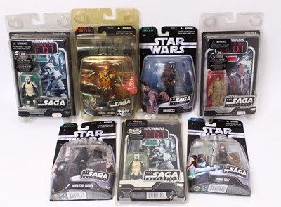 Lot 1850 - Hasbro Star Wars The Saga Collection group of...