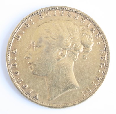 Lot 3106 - Great Britain, 1876 gold full sovereign,...