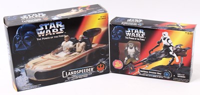 Lot 1852 - Kenner Star Wars Power Of The Force group of 2...