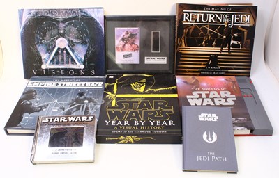 Lot 1876 - Tray Containing Star Wars Related Books and...