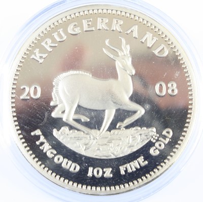 Lot 3099 - South Africa, 2008 gold Krugerrand, obv;...