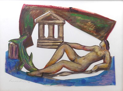 Lot 275 - Ivor Abrahams RA (1935-2015) - Siren Reclining,...