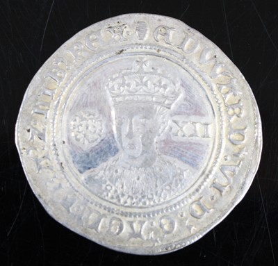 Lot 3137 - England, Edward VI (1547-1553) silver shilling,...