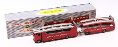 Lot 1221A - Dinky Toys No.983 Car Carrier with Trailer,...