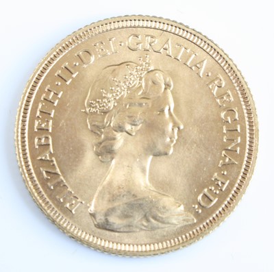 Lot 3103 - Great Britain, 1981 gold full sovereign,...