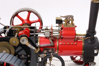 Lot 24 - 1 inch scale live steam traction engine...