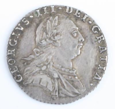 Lot 3120 - Great Britain, 1787 sixpence, George III...