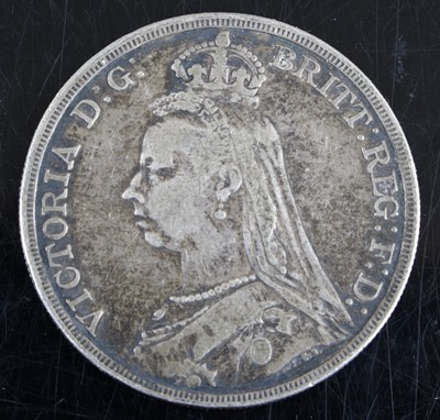 Lot 3265 - Great Britain, 1887 crown, Victoria jubilee...