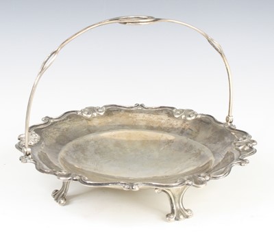 Lot 2203 - A late 19th century Chinese silver swing...