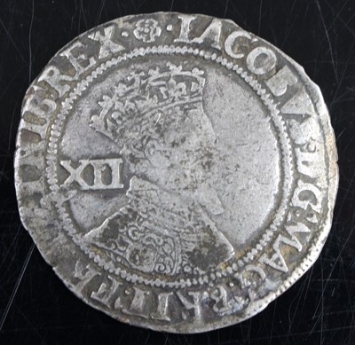 Lot 3010 - England, James I (1603-1625) shilling, mm rose,...