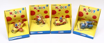 Lot 981 - Collection of 4 Corgi Noddy Diecast Models