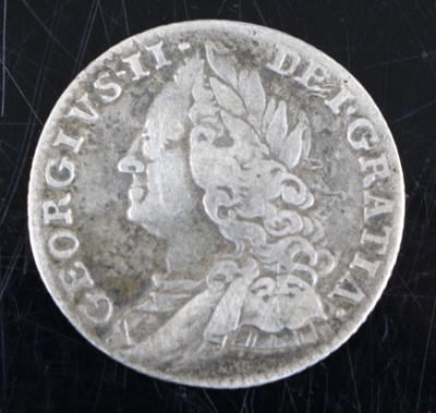 Lot 3015 - England, 1703 sixpence, Queen Anne draped bust...