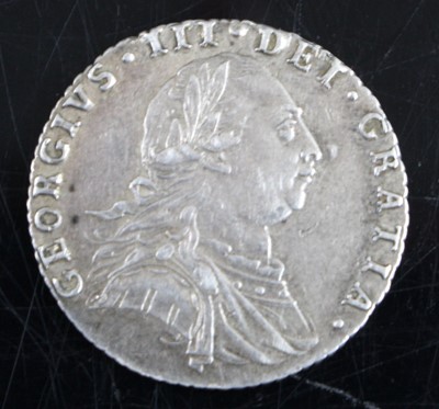 Lot 3015 - England, 1703 sixpence, Queen Anne draped bust...