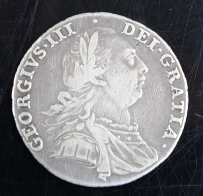 Lot 3018 - Great Britain, 1758 shilling, obv: George II...