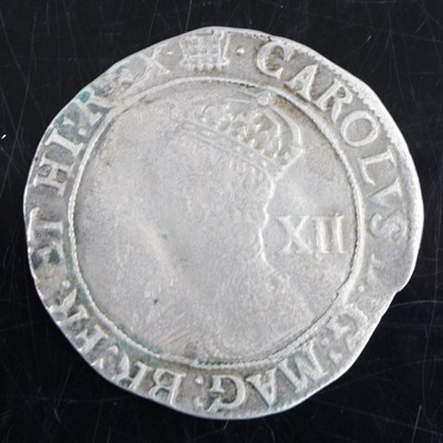 Lot 3020 - England, Charles I (1625-1649) shilling, Tower...