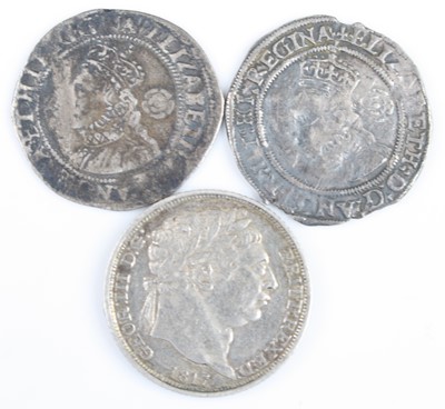 Lot 3038 - England, 1562 threepence, mm pheon, obv:...