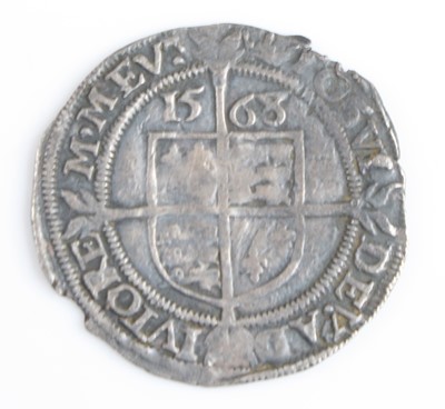 Lot 3038 - England, 1562 threepence, mm pheon, obv:...