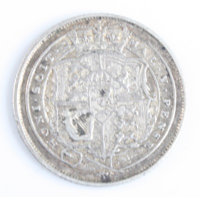 Lot 3038 - England, 1562 threepence, mm pheon, obv:...