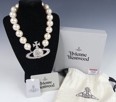 Lot 2545 - A Vivienne Westwood faux pearl and paste set...