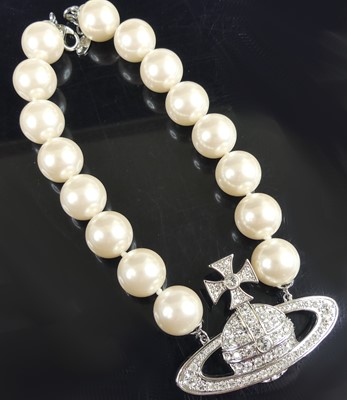 Lot 2545 - A Vivienne Westwood faux pearl and paste set...