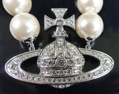 Lot 2545 - A Vivienne Westwood faux pearl and paste set...