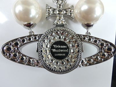 Lot 2545 - A Vivienne Westwood faux pearl and paste set...