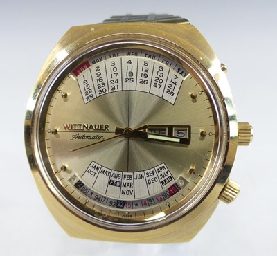 Lot 2744 - A gent's Wittnauer 2002 gilt metal cased...