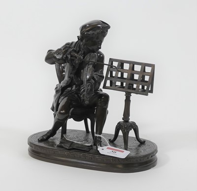 Lot 30 - A late 19th century French bronze model of a...