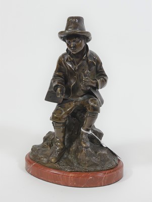 Lot 40 - A late 19th century French bronze figure of a...