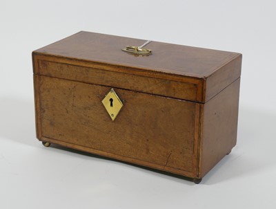 Lot 53 - A 19th century mahogany box, having later...