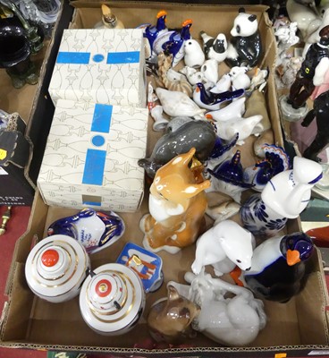 Lot 67 - A collection of Soviet porcelain animal...