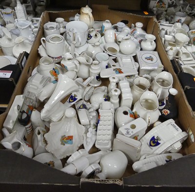 Lot 75 - A collection of crested ware, primarily for...