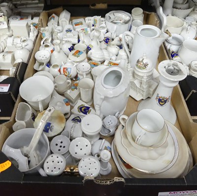 Lot 77 - A collection of crested ware, primarily for...