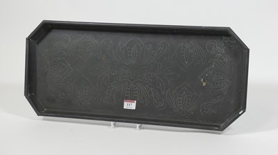 Lot 117 - An early 20th century copper tray, having...